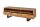 TV Lowboard Holz Akazie Metall 160 cm Kufengestell Baumkante