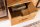 TV Lowboard Holz Glas Metall Rustikal 160 cm Schiebetüren