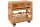 Barschrank mit Rollen Mangoholz massiv B: 86 cm Industrial