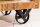 Barschrank mit Rollen Mangoholz massiv B: 86 cm Industrial
