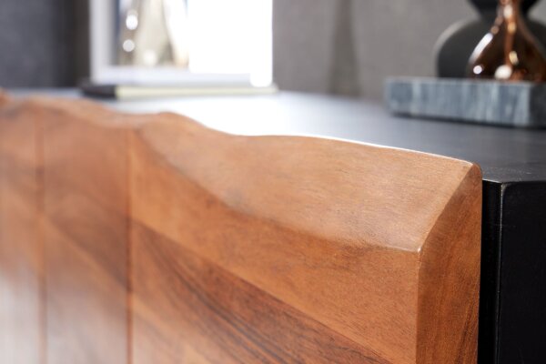 Sideboard Akazienholz Eisen 180 cm Kufengestell Baumkante