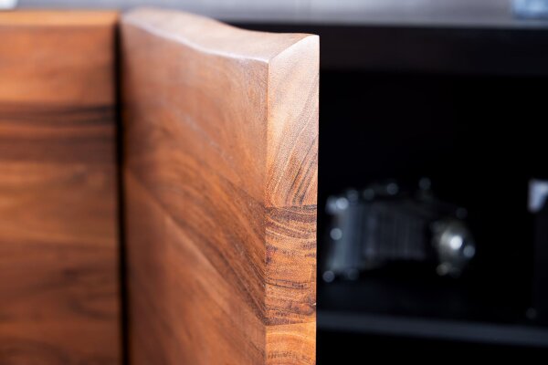 Sideboard Akazienholz Eisen 180 cm Kufengestell Baumkante