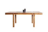 Esstisch Sheesham Holz ausziehbar 1200-2000x80 cm in Natur