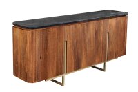 Sideboard Marmor Holz Metall 160 cm breit Art Déco...