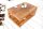 Couchtisch Sheesham Holz 90x80 cm in Natur