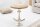 Beistelltisch Mango Holz Metall 50x60 cm in Natur Silber