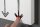 Wandgarderobe Metall 45 cm in Weiß