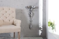 Wandregal Aluminium poliert 35 cm in Silber