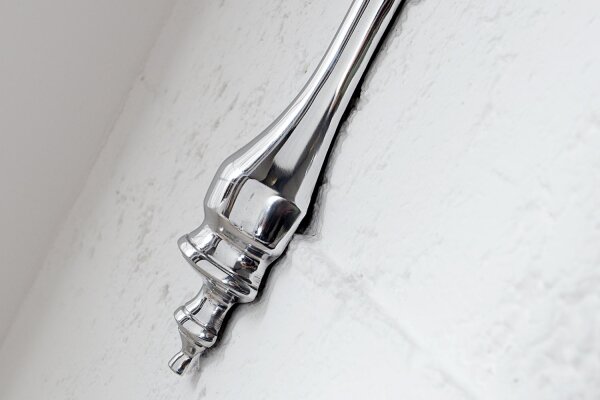 Wandregal Aluminium poliert 20 cm in Silber