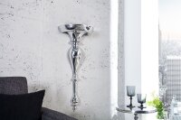 Wandregal Aluminium poliert 20 cm in Silber