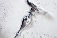 Wandregal Aluminium poliert 20 cm in Silber