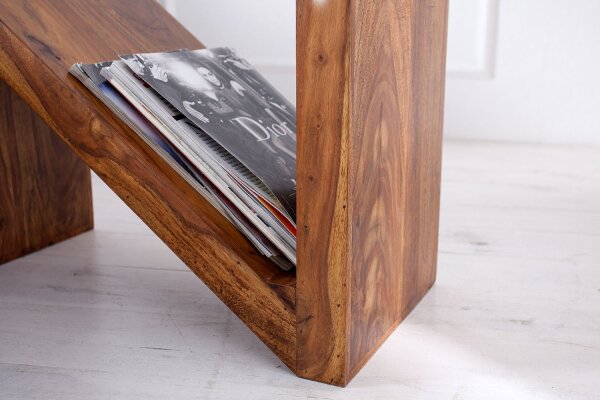 Beistelltisch Sheesham Holz 45x30 cm in Natur
