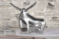 Statue Aluminium 16x55 cm in Silber