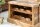 Couchtisch Mango Holz Metall Handarbeit 100x50 cm in Natur