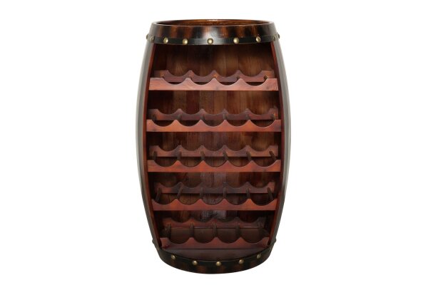 Weinschrank massives Holz Pinie Handarbeit 40 cm Weinfass
