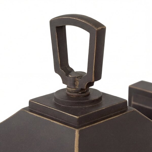 Wandlampe KENNETH in Bronze Aluminium IP44 außen