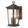 Wandlampe KENNETH in Bronze Aluminium IP44 außen