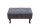 Hocker Microfaser Holz 80x45 cm in Antik Grau