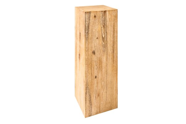 Beistelltisch Akazienholz 27x27 cm in Natur Grau gekälkt