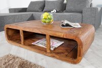 Couchtisch Sheesham Holz 100x70 cm in Natur