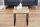 Couchtisch Mango Holz Metall 45x160 cm in Natur Schwarz