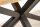 Esstisch Mango Holz Metall 200x20 cm in Natur Schwarz