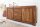 Sideboard Sheesham Holz Aluminium 40 cm in Natur Silber