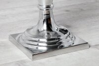 Vase Metall Ø 40 cm  H: 70 cm in groß Silber