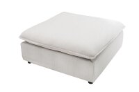 Hocker Strukturstoff Tonnentaschenfedern 100x31,8 cm in...