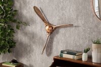 Wanddeko Propeller Metall Handarbeit 60 cm in Kupfer...