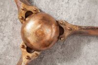 Wanddeko Propeller Metall Handarbeit 60 cm in Kupfer...
