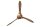 Wanddeko Propeller Metall Handarbeit 60 cm in Kupfer geflammt