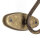 Handtuchregal Echt-Messing 5 cm in Bronze Antik