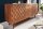Sideboard Akazie 145 x 75cm 3D-Fronten Retro Schubladen Türen