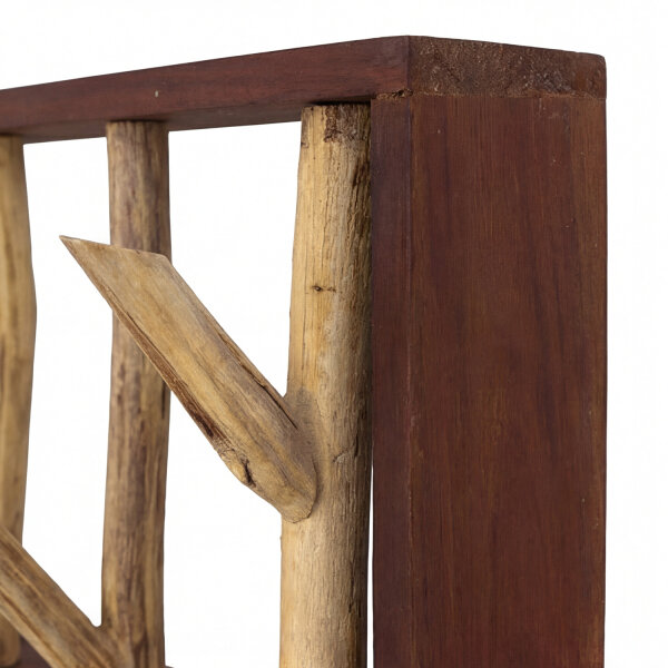 Wandgarderobe Treibholz 50 cm in Natur Handarbeit