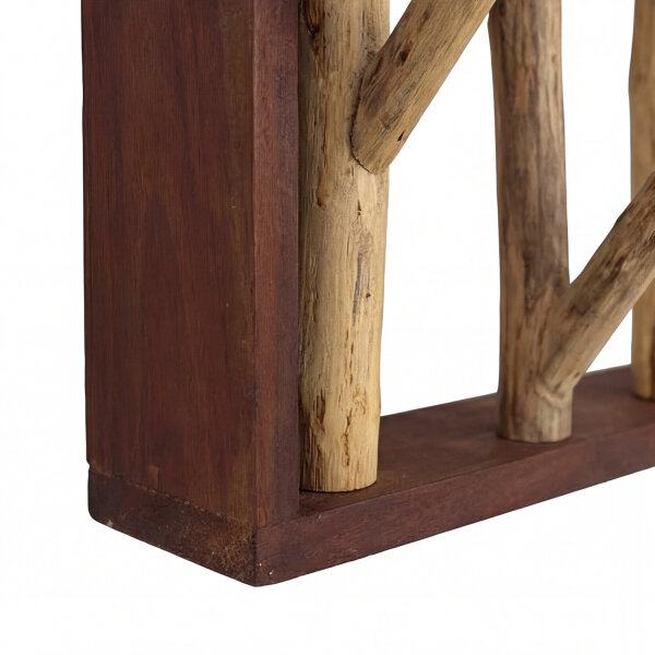 Wandgarderobe Treibholz 50 cm in Natur Handarbeit