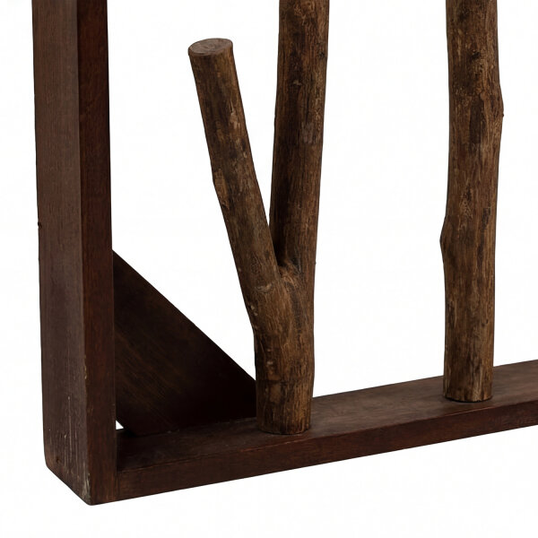 Wandgarderobe Treibholz 50 cm in Braun Handarbeit