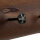 Wandgarderobe Holz Metall Handarbeit 49,5 cm in Braun Schwarz