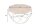Couchtisch Mango Holz Metall in Natur Messing 70x70 cm