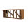 Wandgarderobe Treibholz 36 cm in Natur Handarbeit