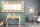 Konsolentisch Holz Polyurethan in Gold 110cm Handarbeit