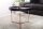 Couchtisch Holz Metall in Schwarz Kupfer 60x60 mit Tablett