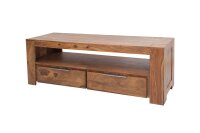 TV Lowboard Holz Sheesham 130 x 45 cm Schubladen...