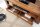 TV Lowboard Holz Sheesham 130 x 45 cm Schubladen großes Fach