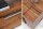 TV Lowboard Holz Sheesham 130 x 45 cm Schubladen großes Fach