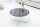Couchtisch Marmor Metall in Grau Silber 62 x 62 cm