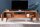 TV Lowboard Akazienholz 140 cm breit 3D-Fronten massiv