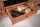 TV Lowboard Akazienholz 140 cm breit 3D-Fronten massiv