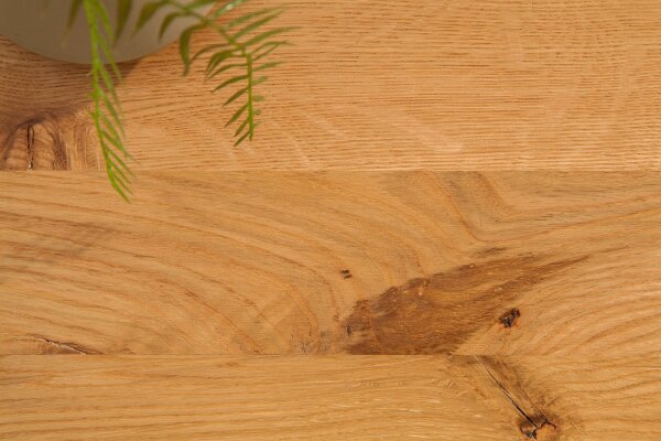 Couchtisch Holz (Wildeiche) Metall 110 x 60 cm