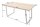 Esstisch 160 x 90 cm Kufengestell Industrial Design